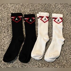 Boy's Jordan Athletic Socks (4) Sz M